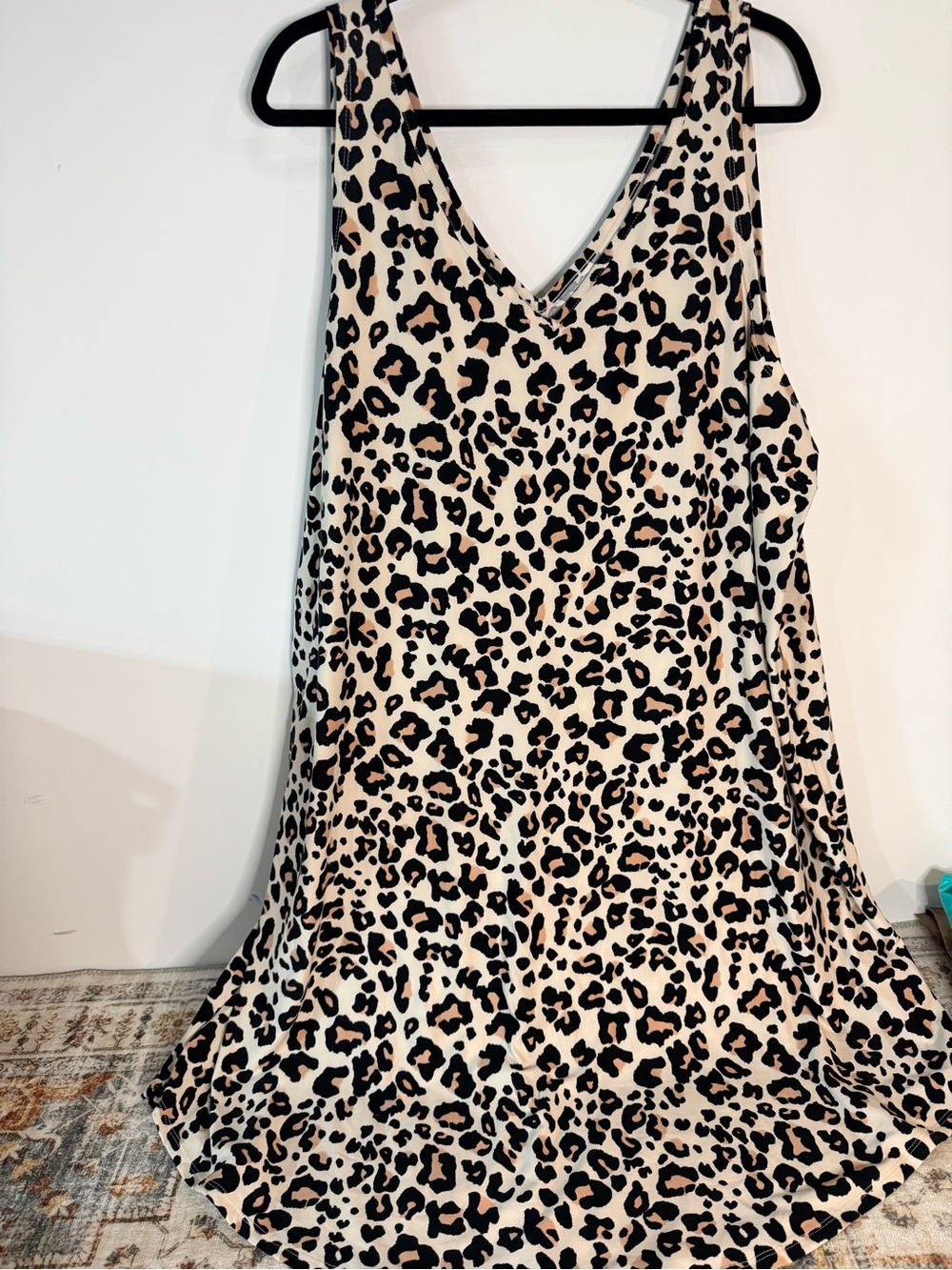 Maurices leopard shift dress v neck
